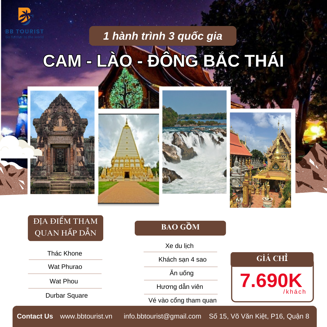 CAM – LÀO – ĐÔNG BẮC THÁI LAN